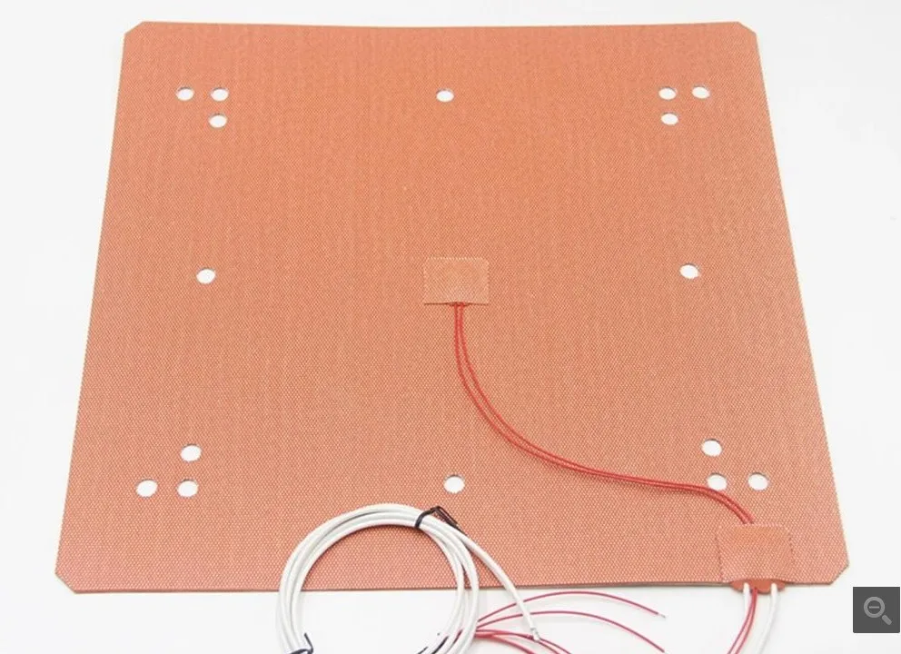 USA material! 750W 220V Ender 5 Plus Silicone Heater Pad 370X375mm  for 3D Printer Heated Bed,Build Plate Heating Element