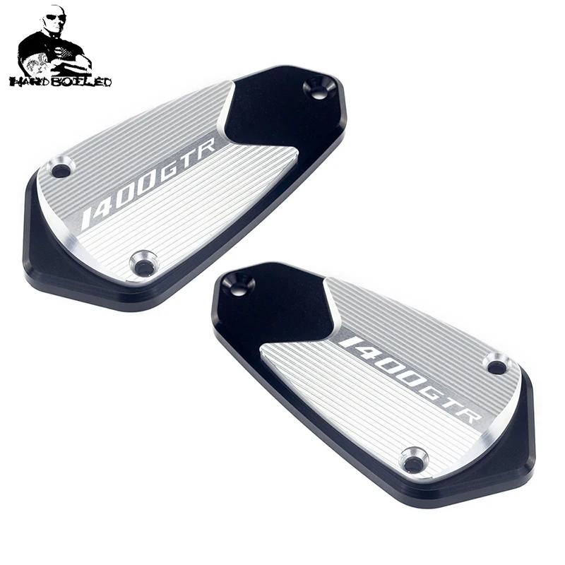 Front Left Right Brake Fluid Tank Reservoir Cover Oil Cap For Kawasaki GTR1400 GTR 1400 2007-2020 2017 2016 Motorcycle Accessori