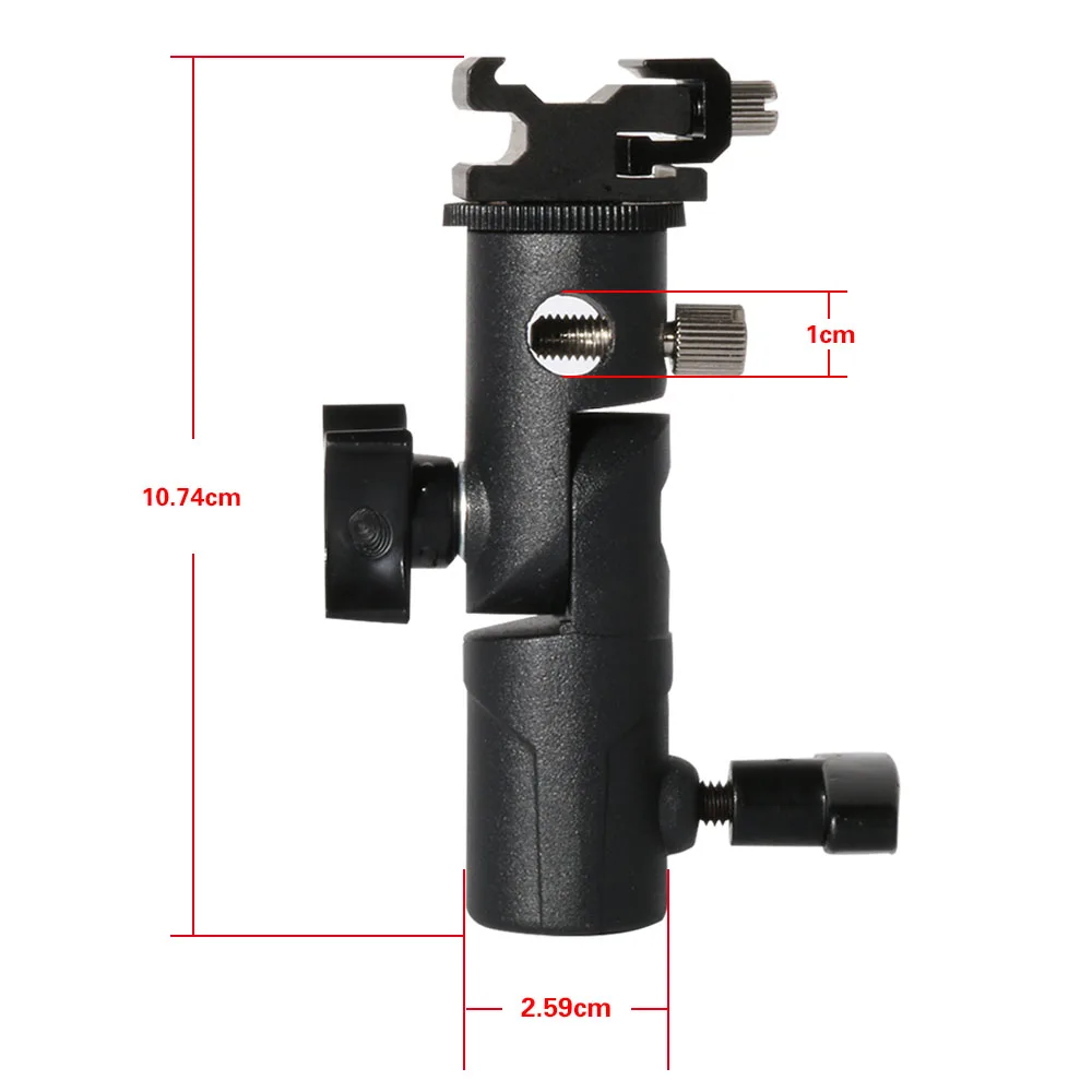 حامل ضوء فلاش الكاميرا ، قوس دوار مع عاكس مظلة لكانون نيكون yongnuo godox