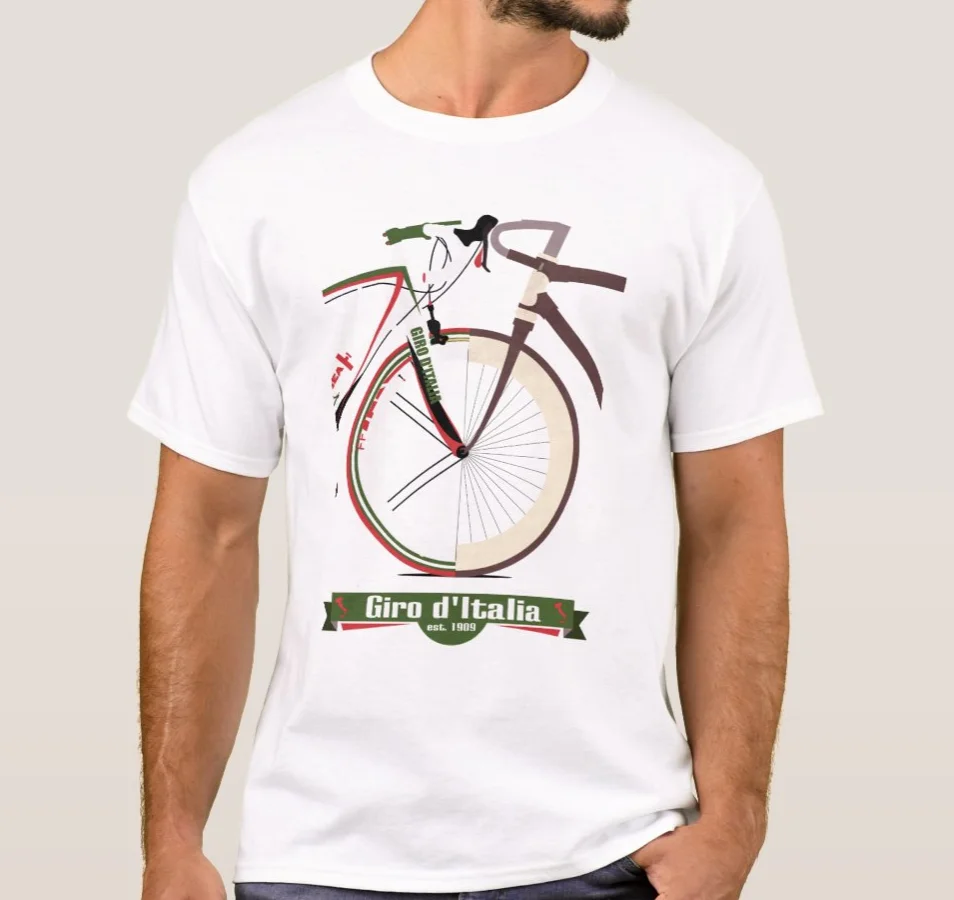 Unique Giro D\'Italia T-Shirt. Summer Cotton Short Sleeve O-Neck Mens T Shirt New S-3XL