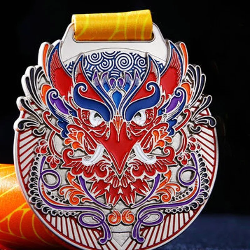 Anpassung der Metallmedaille Excellent Staff Elite Award Production Eagle Medal Golden Eagle Medal Service Star Medal