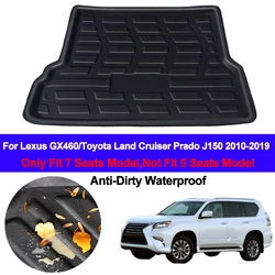 Rear Boot Cargo Liner Tray Trunk Floor Carpet Mats Mat Carpets For Lexus GX460 For Toyota Land Cruiser Prado J150 2010 - 2019