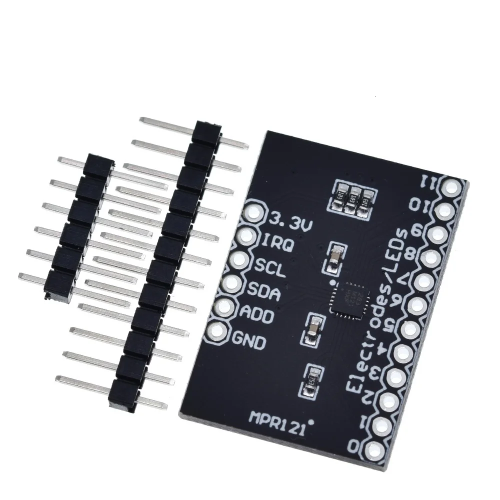 TZT 1/3PCS MPR121 Breakout V12 Kapazitive Touch Sensor Controller Modul I2C tastatur Entwicklung Board Für Arduino – Detail 4