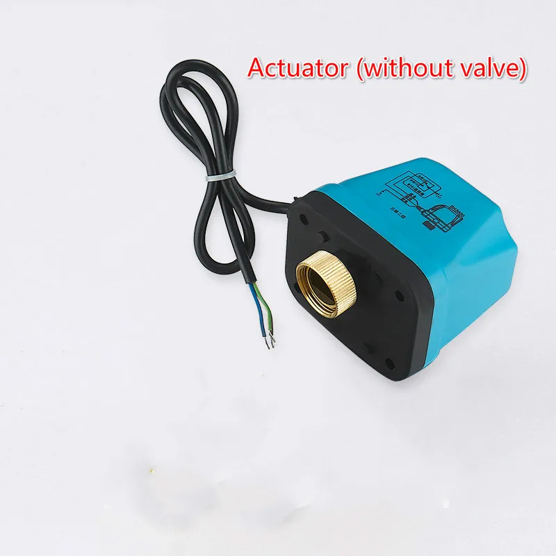 Imagem -02 - Válvula de Esfera Elétrica Válvula de Esfera Motorizada de Vias com Abertura Nomal para Dn15-dn40 Ac220v 24v Dc5v 12v 24v