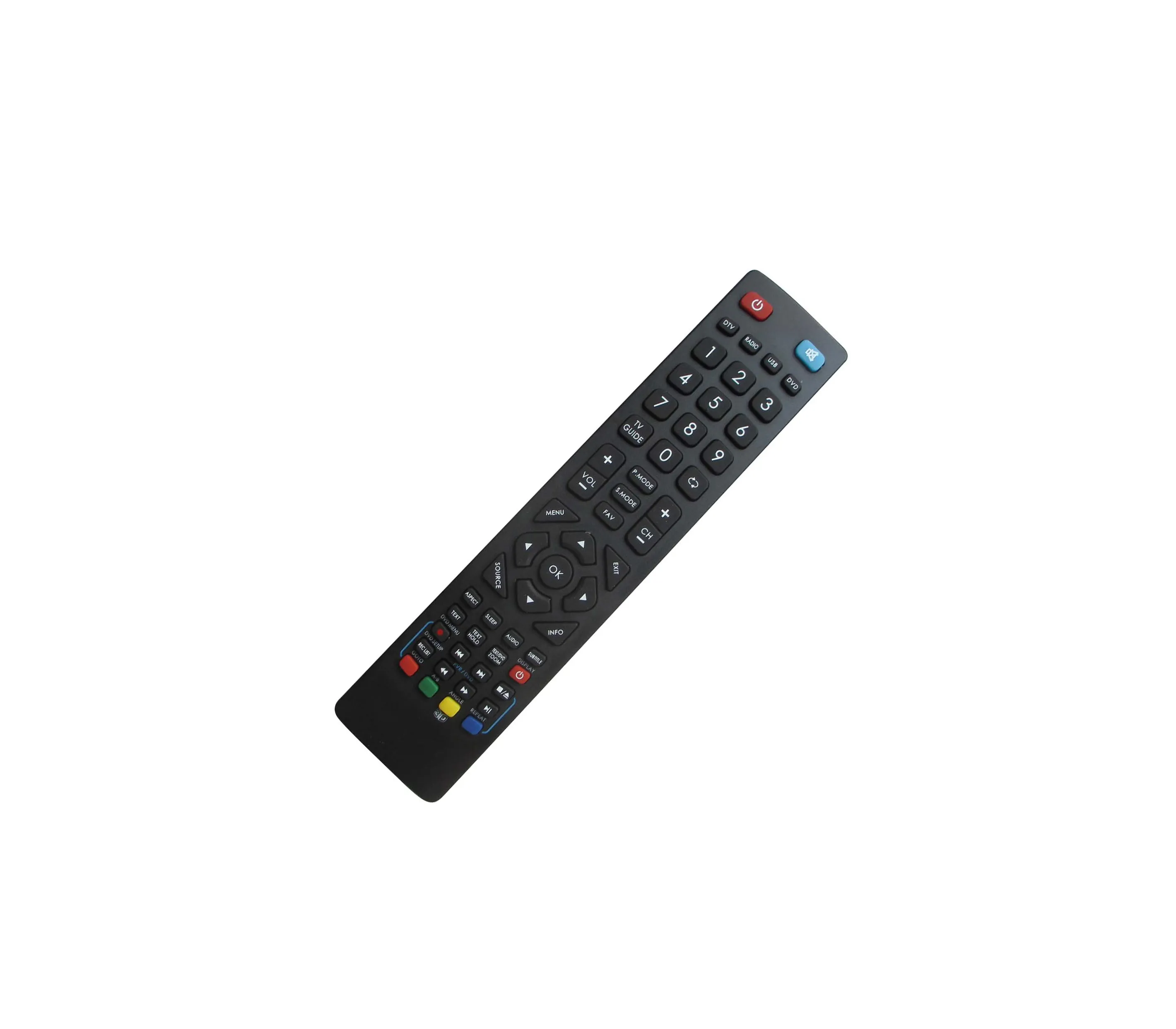 Remote Control For BUSH 22/207FDVD 24/207FDVD-S 24/F207F 24/207FDVD-W 32/133DVDB 39/401UHD 42/333ART3D  LCD LED HDTV 3D TV