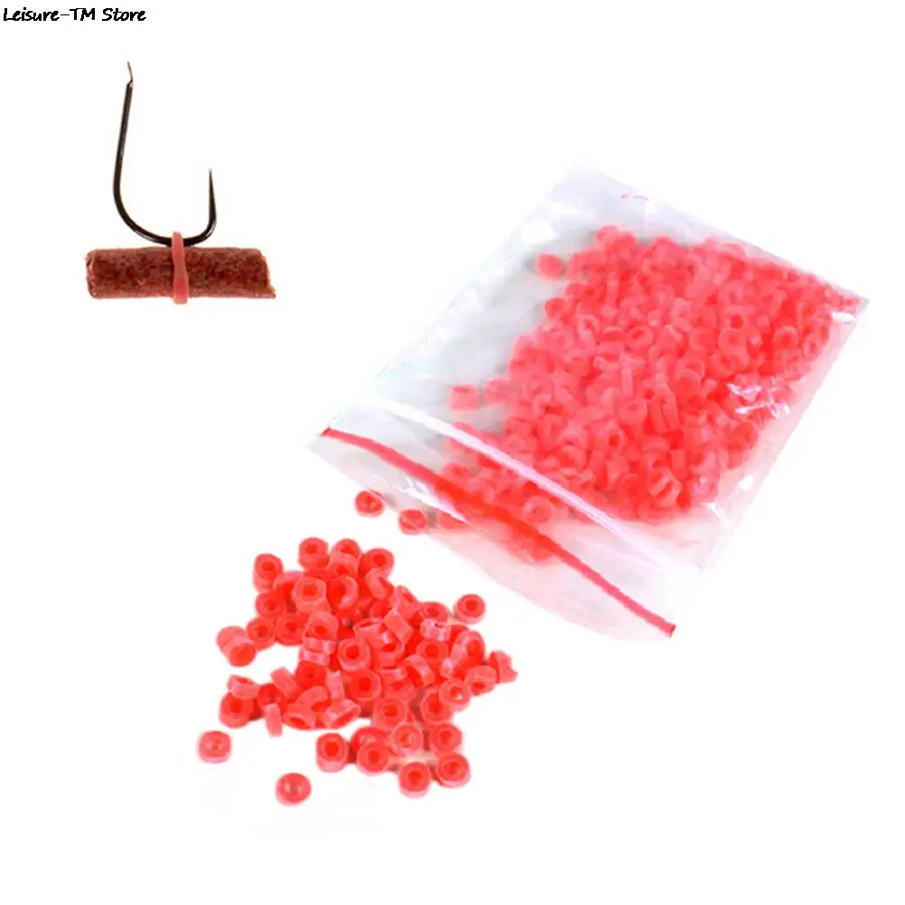 2500PCS=10bags Hot Red Fishing Accessories Fish Tackle Rubber Bands For Fishing Bloodworm Bait Granulator Bait Wholesale