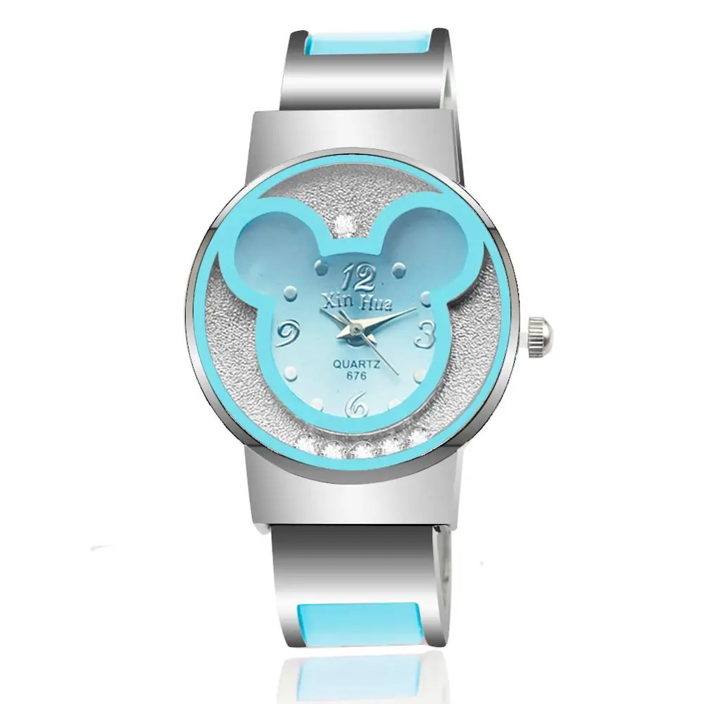 UTHAI CQ03 Kids Quartz Watch Cartoon Children wrist Watches Quartz Baby Clock Girls Boys Gifts Mouse 2020 reloj steel