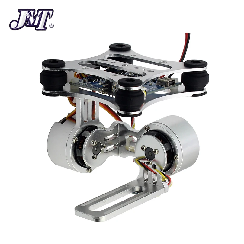 JMT Aluminum 2-Axle Brushless Gimbal Camera Mount Controller Plug&Play for DIY Quadcopter for GOPRO3 4 5 6 7 8/SJCAM/Osmo Action