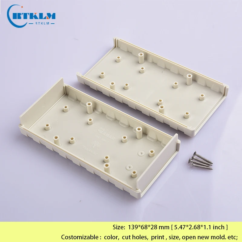 Wire connection box Speake box DIY electronics plastic project enclosure ABS plastic PCB Desktop junction box 139*68*28mm