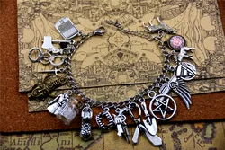 TV series inspired scharm bracelet stainless steel chain real salt bottle pendant bracelets