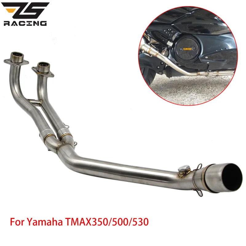 

ZS Racing Motorcycle Exhaust Full System Middle Pipe For Yamaha T-MAX Tmax 500 530 T-MAX 500 530 2008-2016