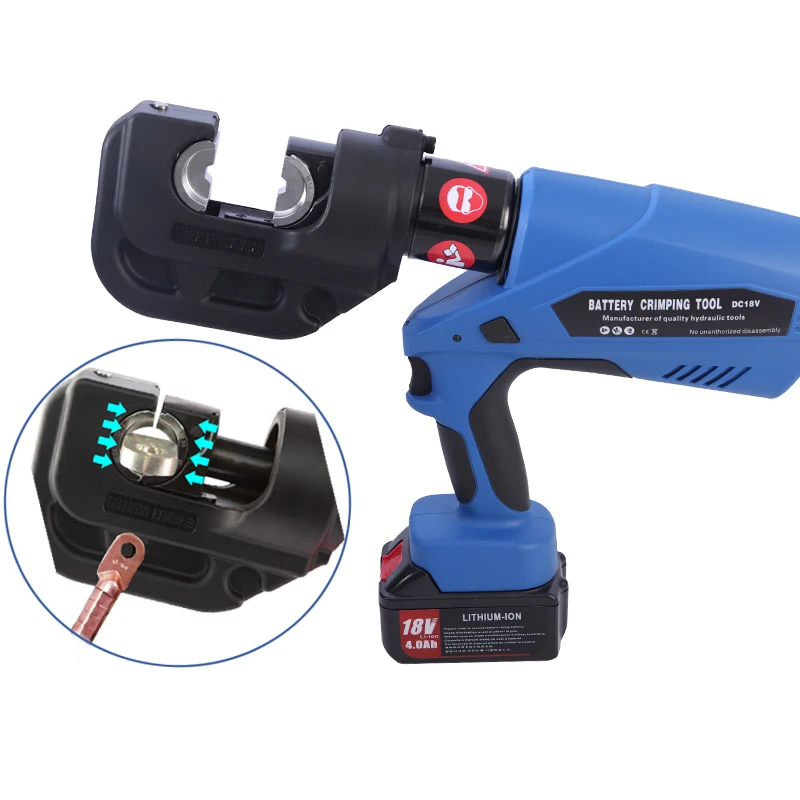 

EZ-400 Battery Powered Cable Crimping Tool With Tonnage Of 120KN For Crimping Range Of 16-400mm EM-400