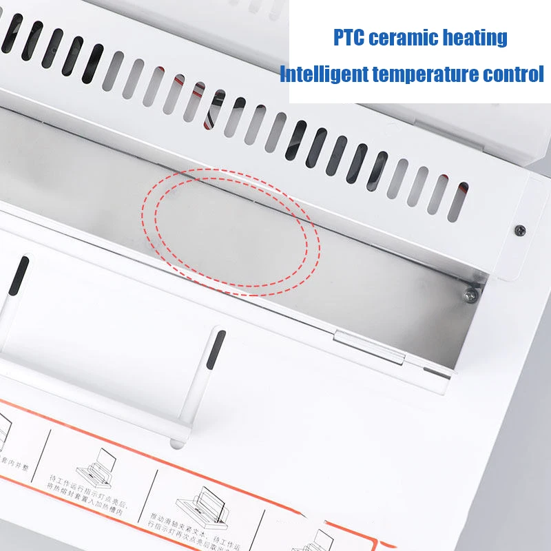 Hot Melt Binding Machine GD380 A4 Book Cover Glue Binder Electric Hot Melt Glue DIY Wireless Glue Binding Machine