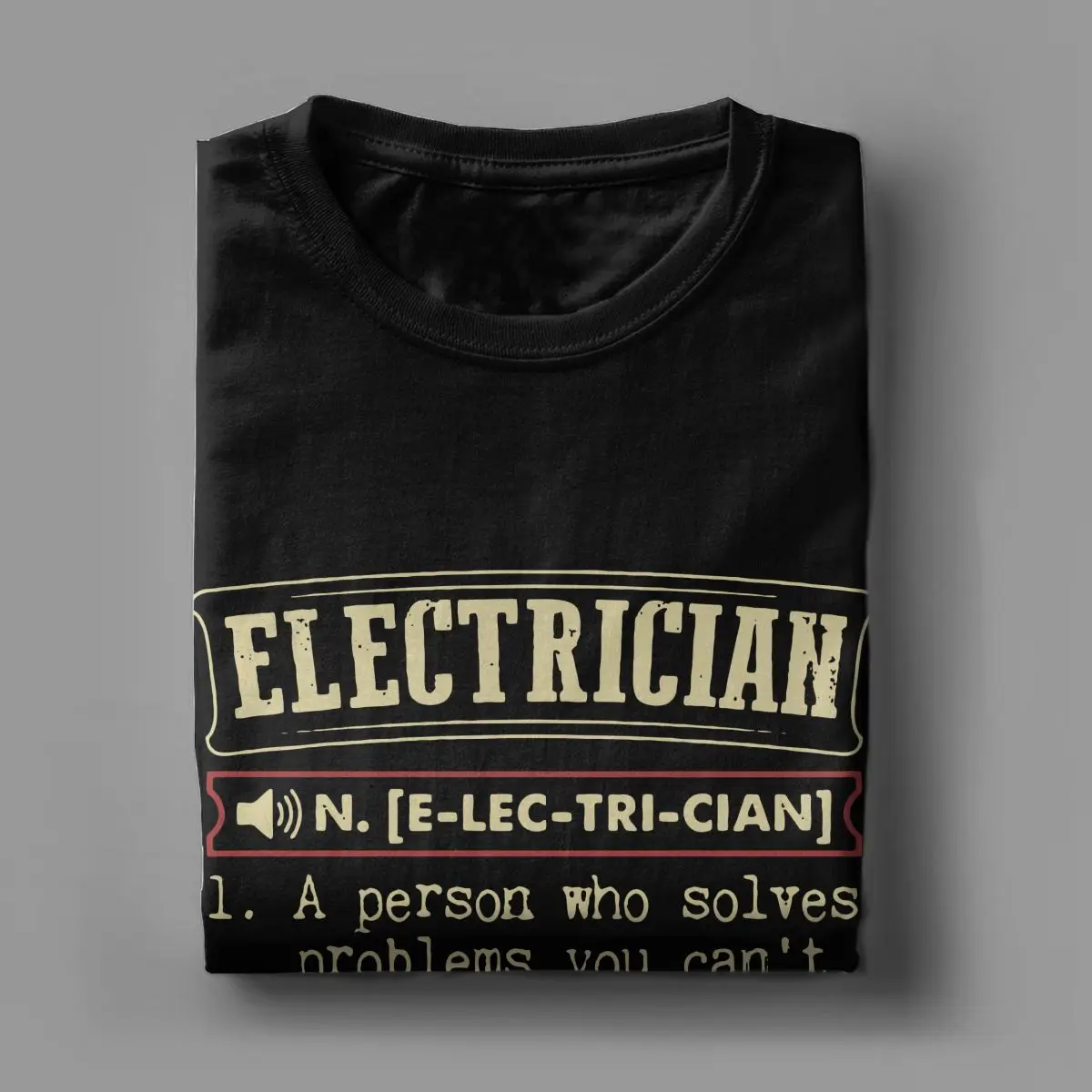 Men\'s T-Shirts Electrician Awesome Pure Cotton Tee Shirt Short Sleeve Electrical Engineer T Shirts Crew Neck Tops New Arrival