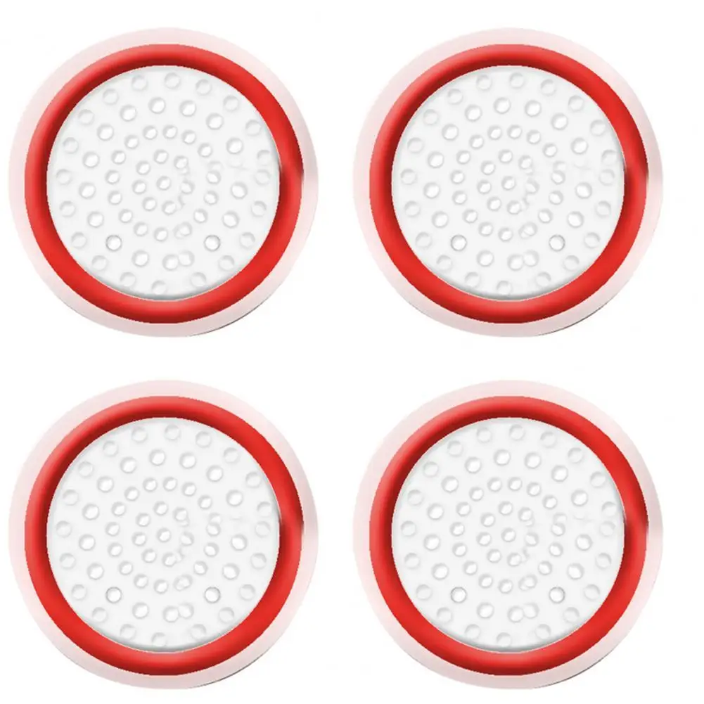 4Pcs Joystick Cap Cover Soft Eco friendly Silicone Rubber Thumb Grip Caps for PS4/5 series X S