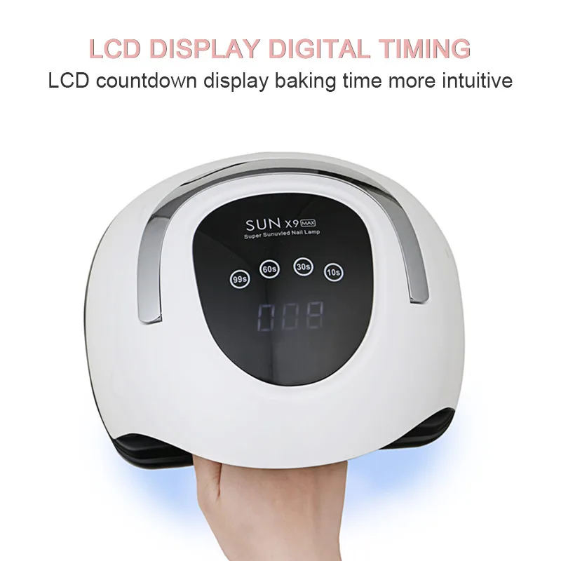 UV LED Nail Lamp Nail Dryer 57 LEDs Lamp Quick Drying Nail Gel Polish Manicure Pedicure Professional Nail Salon Lamp Dryer