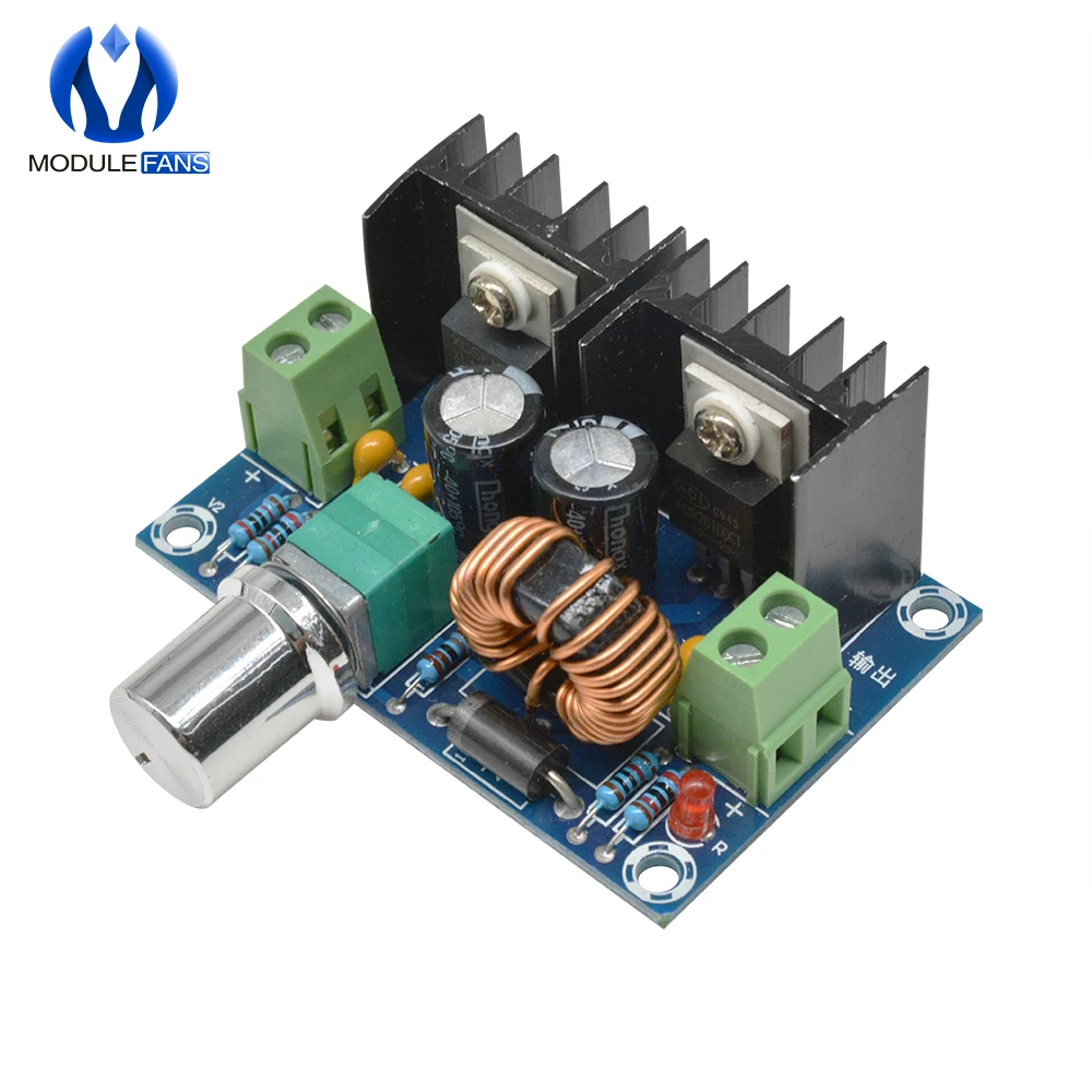 DC-DC Step Down Buck Converter Power Supply Module XL4016 PWM Adjustable 4-40V To 1.25-36V Step Down Board Module Max 8A 200W