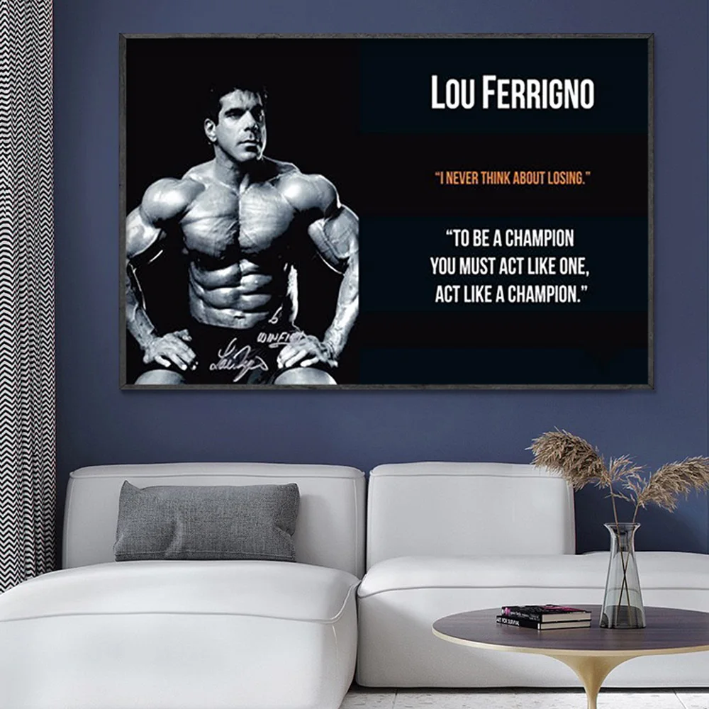 

SP071 Silk Cloth Wall Poster Lou Ferrigno Body Building Muscle Exercise Art Home Decoration Gift