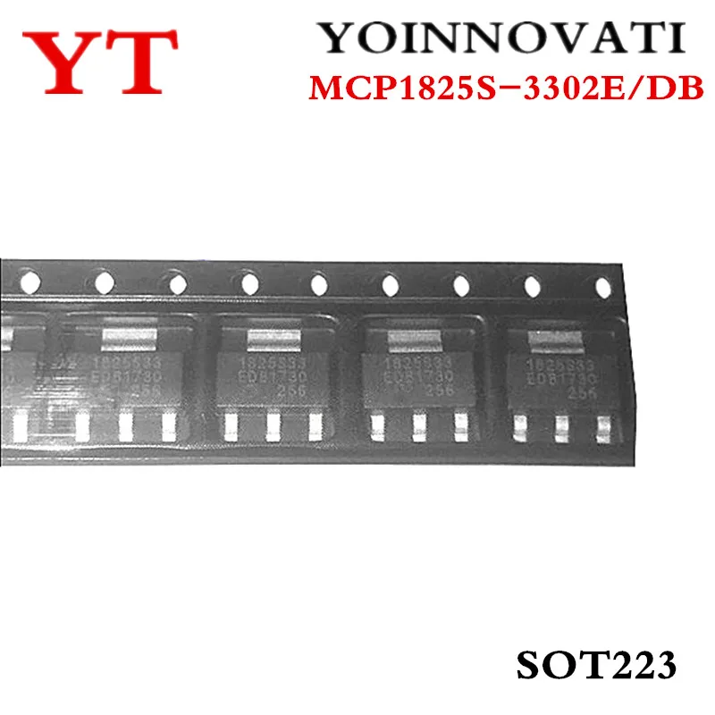  10pcs/lot MCP1825S-3302E/DB MCP1825S-3302E MCP1825S 1825S-3302 1825 SOT223  IC Best quality