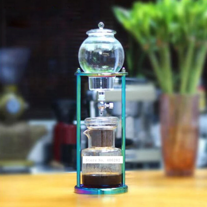 New Arrival Classic Coffee Pot Cold Ice Drip Water Drip Coffee Maker Household Coffee Tools Iced Pot 8 Cups 600ml For 5-8 People