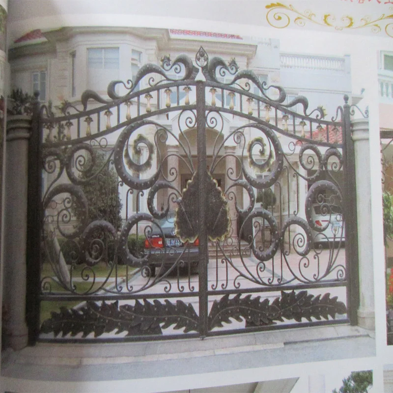 wrought Iron Gate Design/ Iron Fancy Gates for Homes