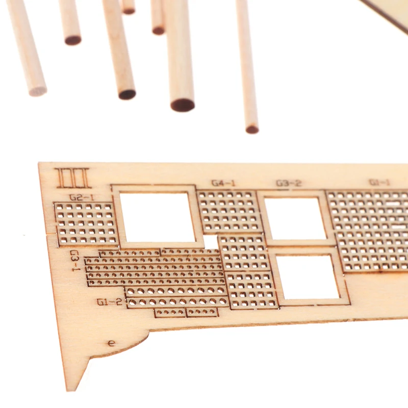 Handgemachte Holz Segelboot Schiff Kits 1:100 skala DIY Modell Spielzeug Hause Dekoration Boot Geschenk Spielzeug Holz Schiffe Modell Montage Spielzeug – Detail 5