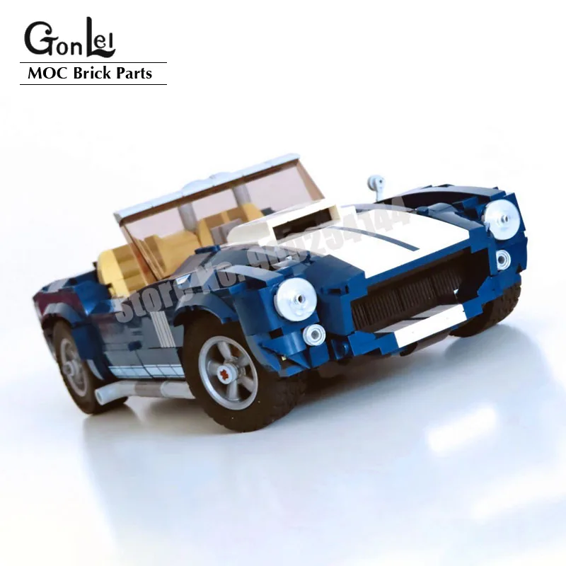 Neue mod 10265 pickup gt04 cobra roadster sportwagen modell baustein montiert diy ziegel spielzeug jungen geburtstags geschenke