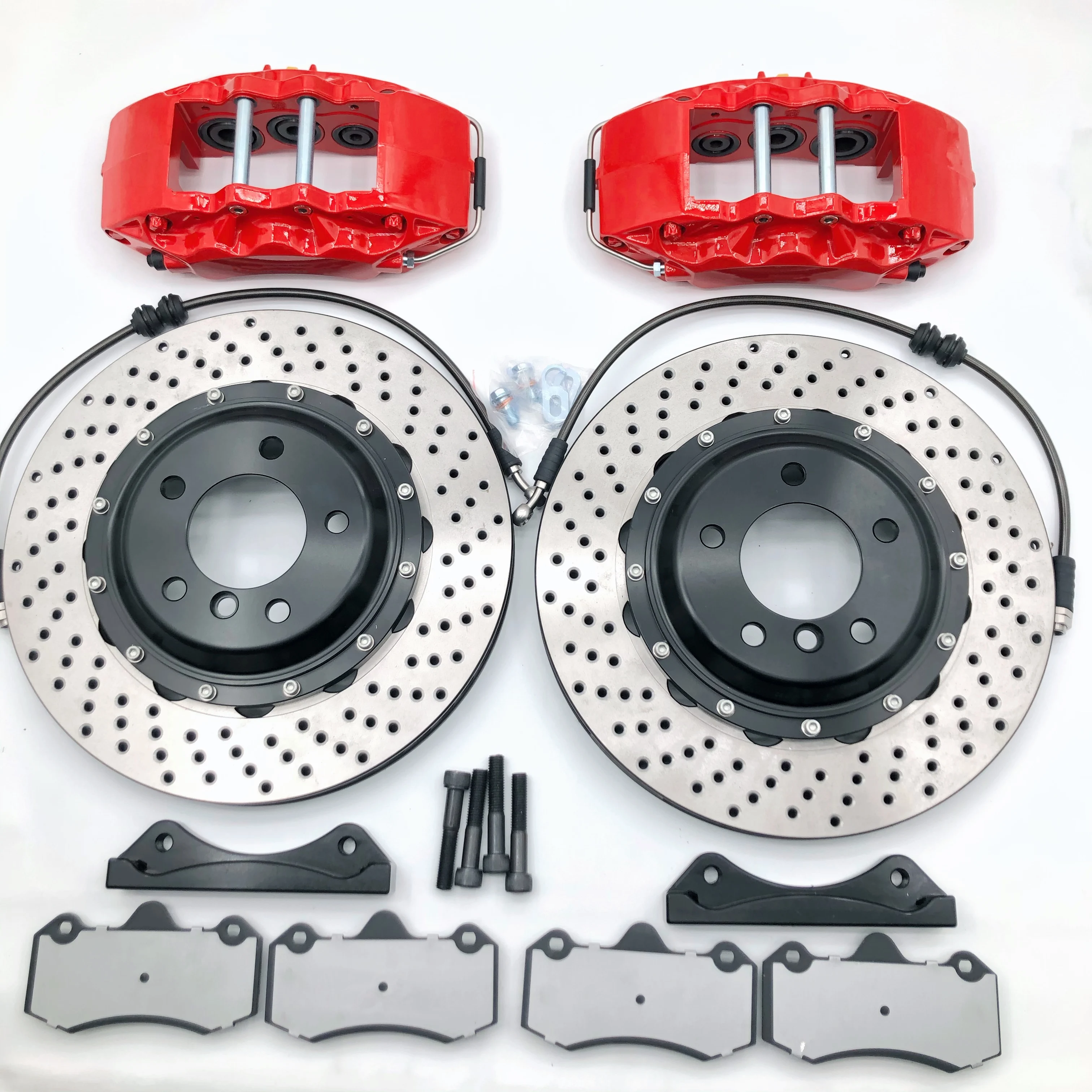 

Jekit racing car full set 9040 brake kit with 355x32mm rotor fit for 335i/A6 front rim 18