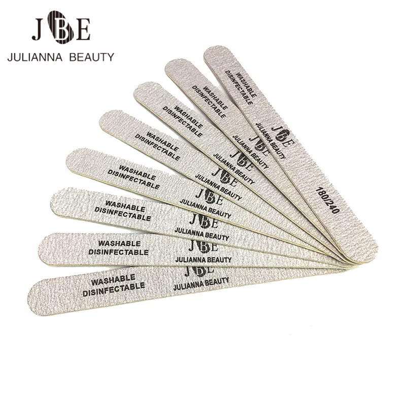 

20Pcs Wooden Nail Files 180/240 Nail Buffer Grey Sandpaper Buffer Block Professional Nail Files Pedicure Manicure Polishing Tool