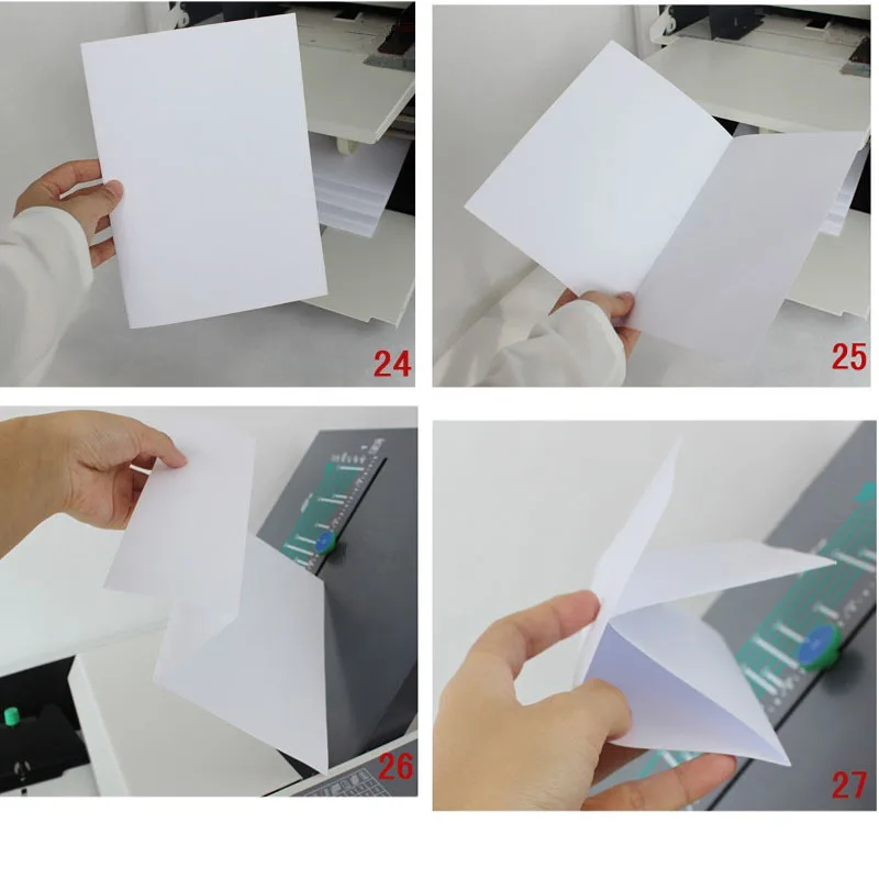A3 500sheet Paper Creasing Machine 6 folding types RD298A high speed electric paper fold machine Automatic folding machine