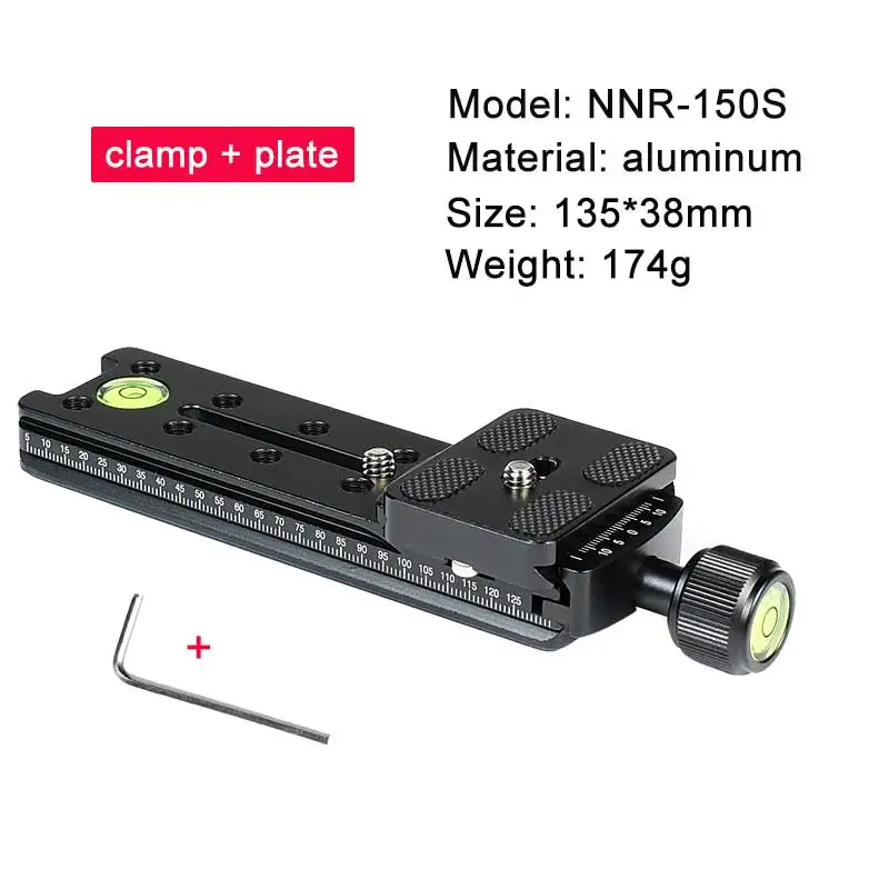 슬라이드 레일 CameraTripod 퀵 릴리스 클램프 마운트 어댑터 Dslr 지원 플레이트 사진 액세서리 Arca Swiss