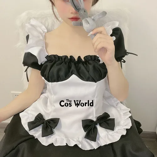 역할 놀이 소녀 간호사 드레스 유니폼 의상, 여성 메이드 나이트 드레스 잠옷 코스프레 파티 클럽 의상 애니메이션 의상  Best5