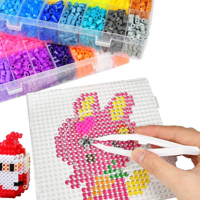 24 / 72 Colors 5mm hama Beads/ Iron Beads diy Puzzles 2.6mm Education Beads 100% Quality Guarantee perler Fuse beads diy toy