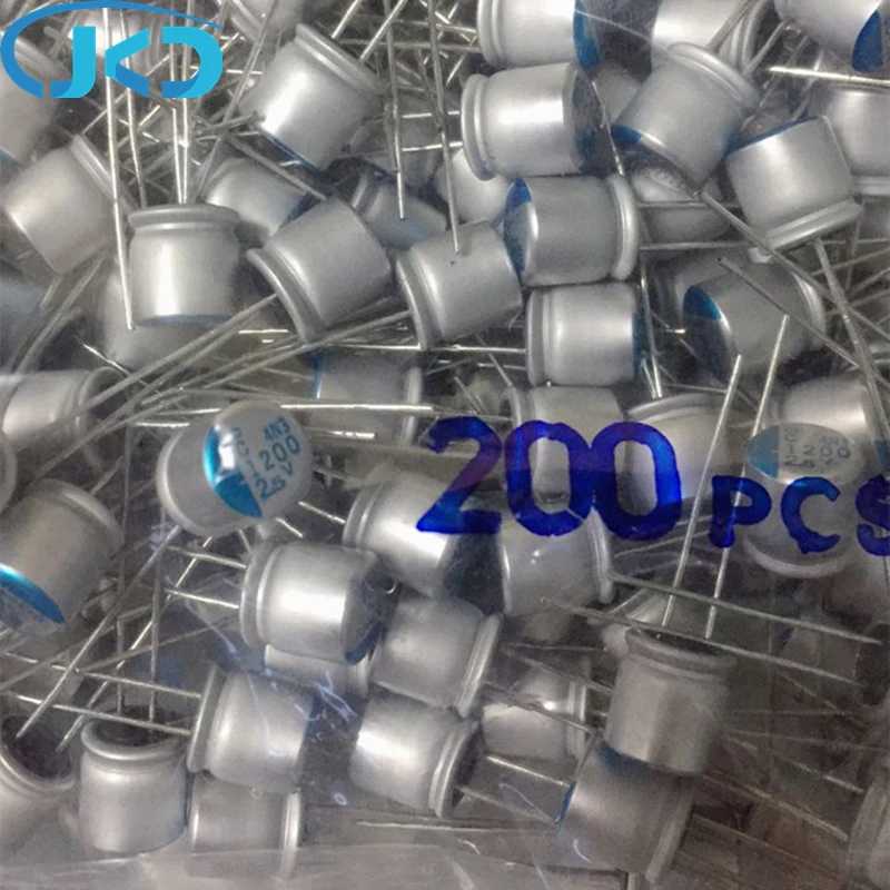 50pcs 1200uF 2.5V NCC PSC series 8x8mm Super Low ESR 2.5V1200uF For Motherboard VGA Solid Capacitor NIPPON CHEMI CON 1200uf2.5V