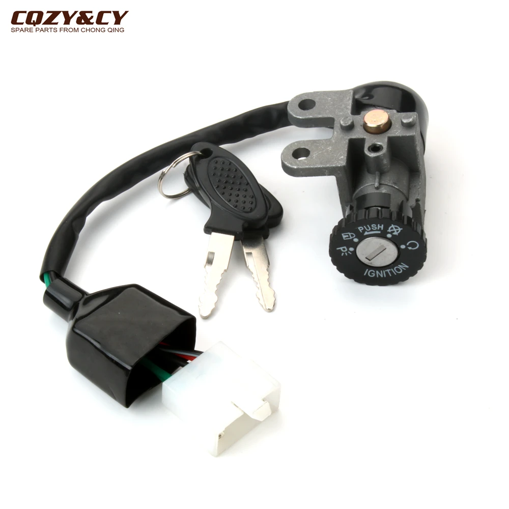 Scooter Key Switch Ignition Lock For Peugeot V-Clic Silver Sport 50cc LAEAGZ40 4-Stroke