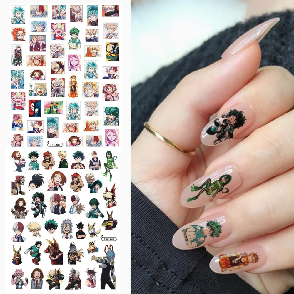 

Newest TSC series TSC-167-168 Cartoon boy 3d nail art stickers decal template diy nail tool decoration