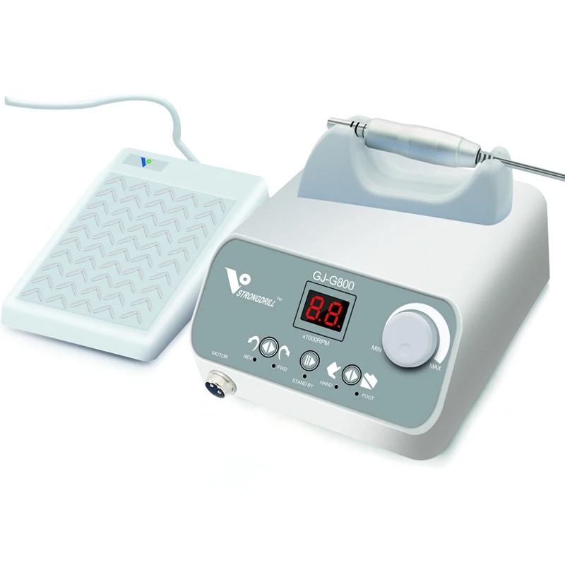 High Speed Grinding and Polishing Machine Kit, Micro Motor, 50000RPM, G800, W101E, Speed Pedal, Clínica Dentária, Frete Grátis