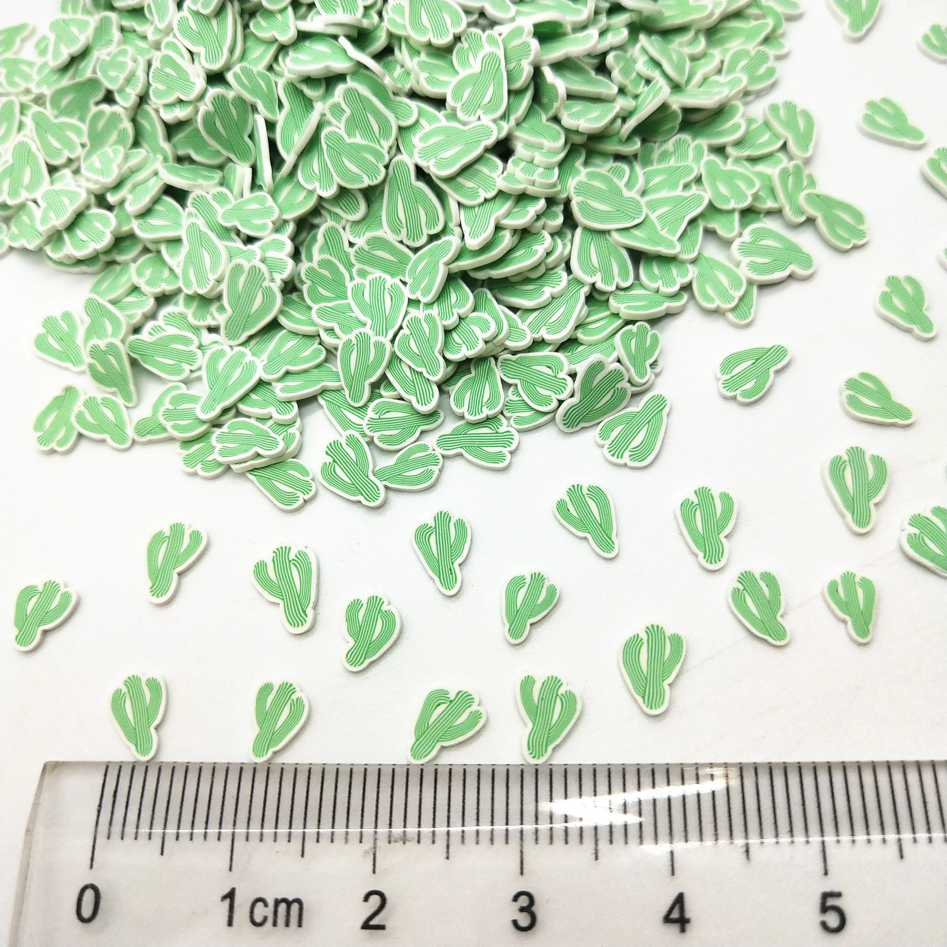 20g/lot 5mm Cactus Polymer Clay for DIY Crafts Plastic Klei Mud Particles Clays Green Cacti