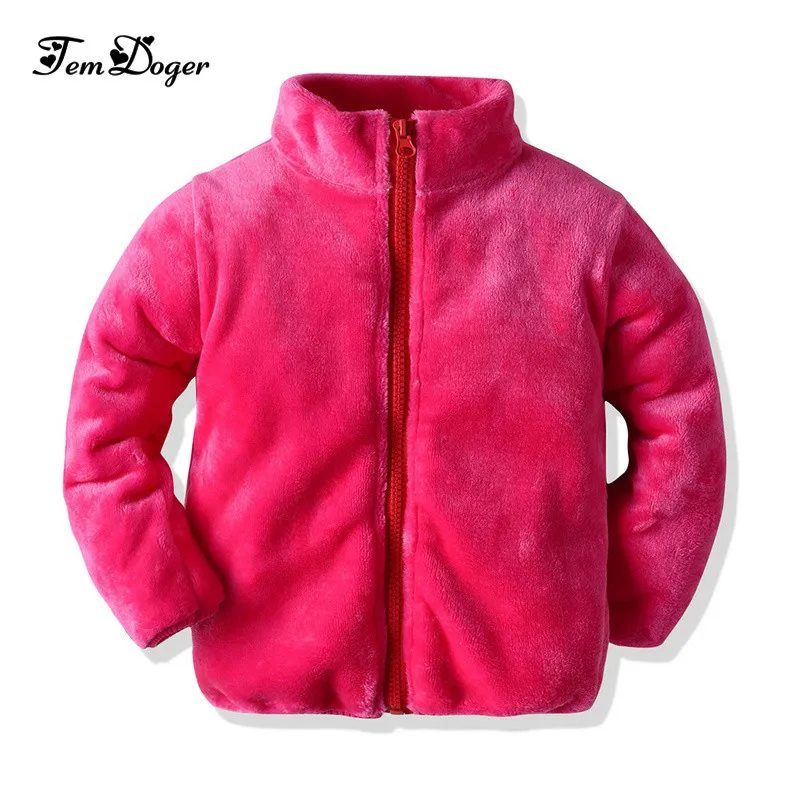 

Детская фланелевая куртка для мальчиков и девочек, на молнии, теплая верхняя одежда для новорожденных, От 3 месяцев до 2 лет