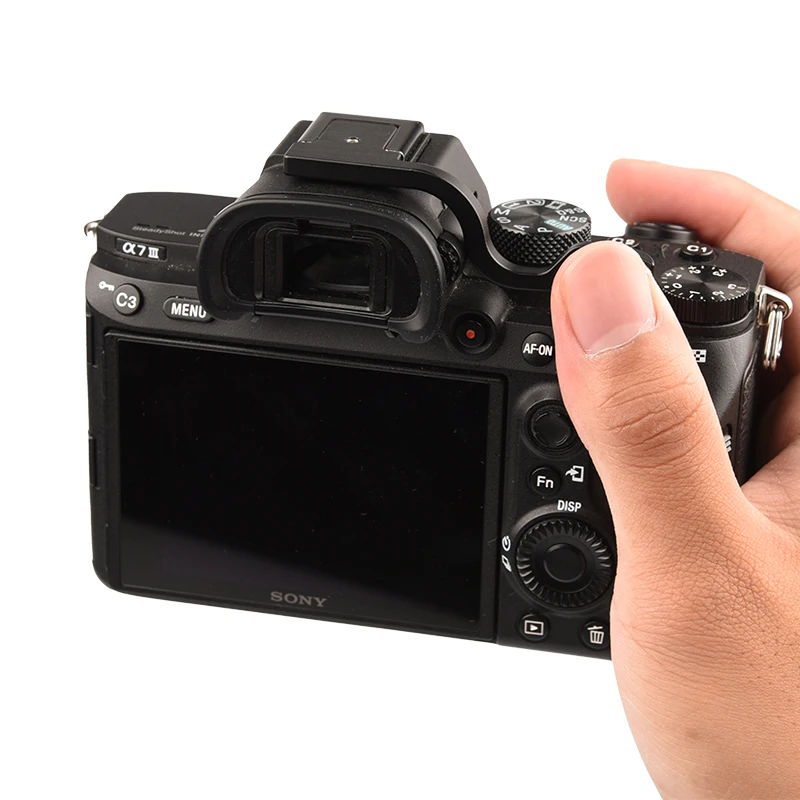 VLOGMAGIC Pro Thumb Grip Cho Sony A9 A7M3 A7R3 A7S2 A7M2 Máy Ảnh Mirrorless Giày Lạnh Mở Rộng