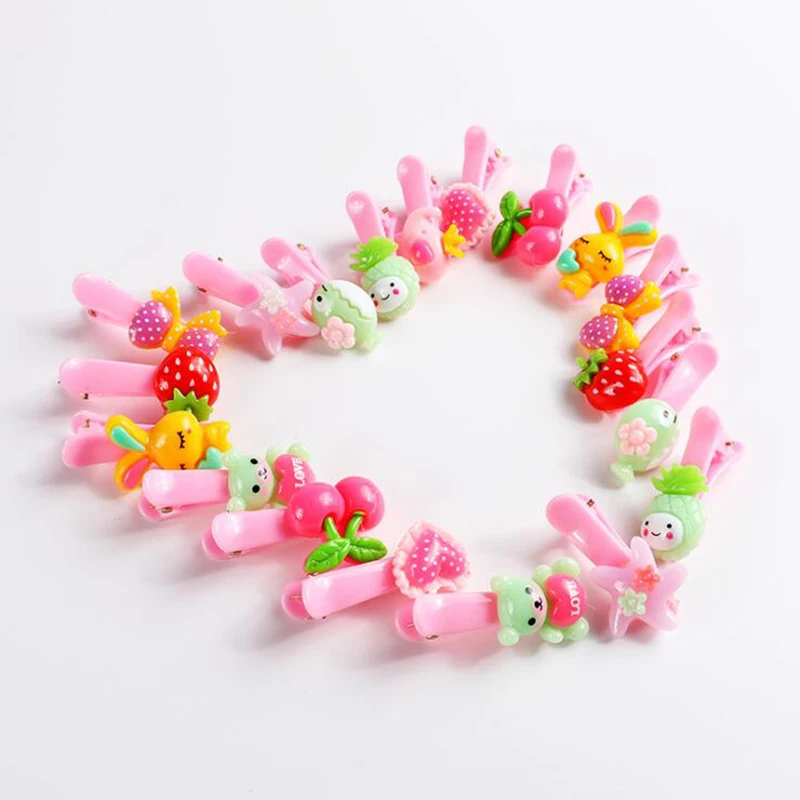 10 pieces Cute Candy Color Pet Dog Hair Accessories Plastic Duck Clip Small Dog Hair Clips Christmas Gift For Pet