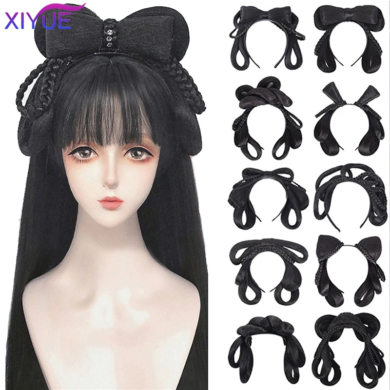 

XIYUE vintage wig Modelling wig Hanfu Chinese Ancient Style Wig Multi-purpose ancient costume whole wig cap Custom product