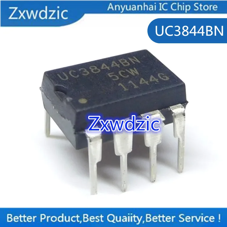 100%New Imported Original UC3844BN UC3844B DIP-8 UC3844BD1013TR 3844B SOP-8 Switching power chip UC3844