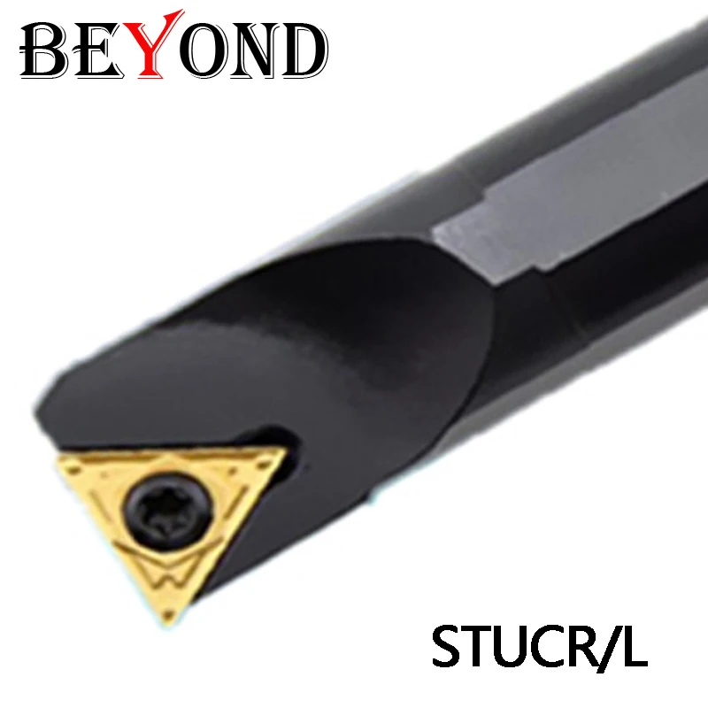 BEYOND STUCR S32T-STUCR16 STUCL16 S32T Soporte de herramienta de torneado interno de 32 mm Barra de mandrinado Cortador de torno Inserto de carburo TCMT