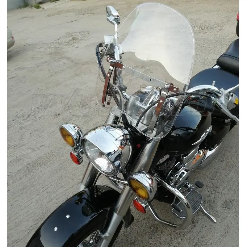 Windshield Windscreen For 1996 - 2014 Yamaha Royal Road Star S XV 1700 1600 1300 XV1700 XVZ1300 7/8\
