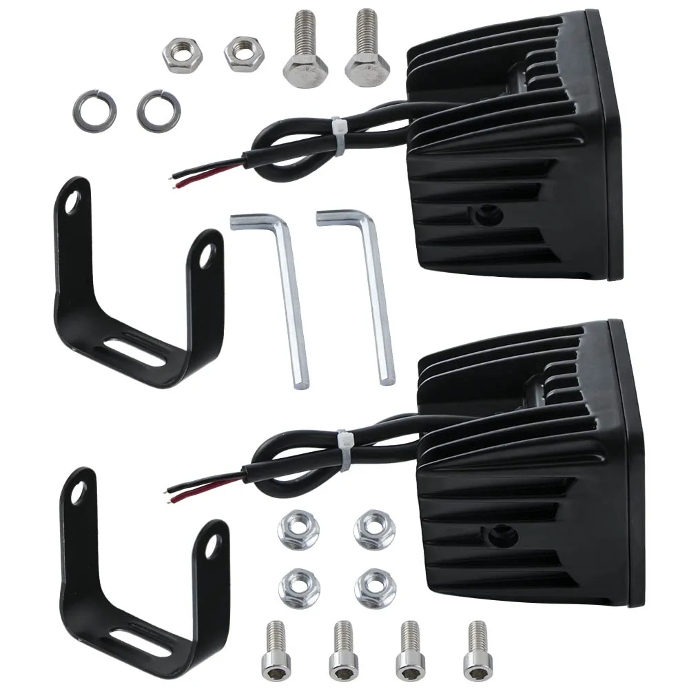 

Светодиодная лампа для вождения, 3 дюйма, желтая, для Polaris RZR XP1K RZR For Ford F150 F250 F350