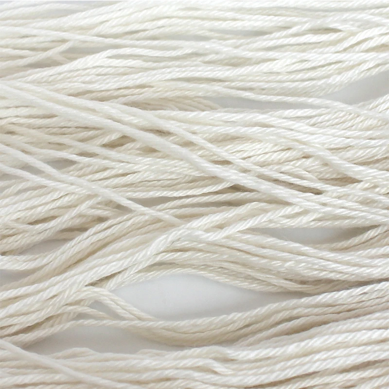 100g Silk Merino Yarn Fingering DK Weight Hand Knitting Crochet Undyed  DIY Natural White Soft High Quality