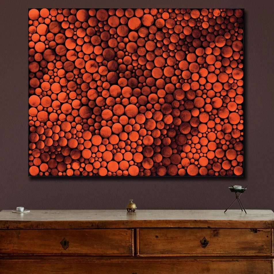 Print Oil Painting Yayoi Kusama Dots-obsession Home Decorative Wall Art Picture for Living Room Canvas Painting Unframed