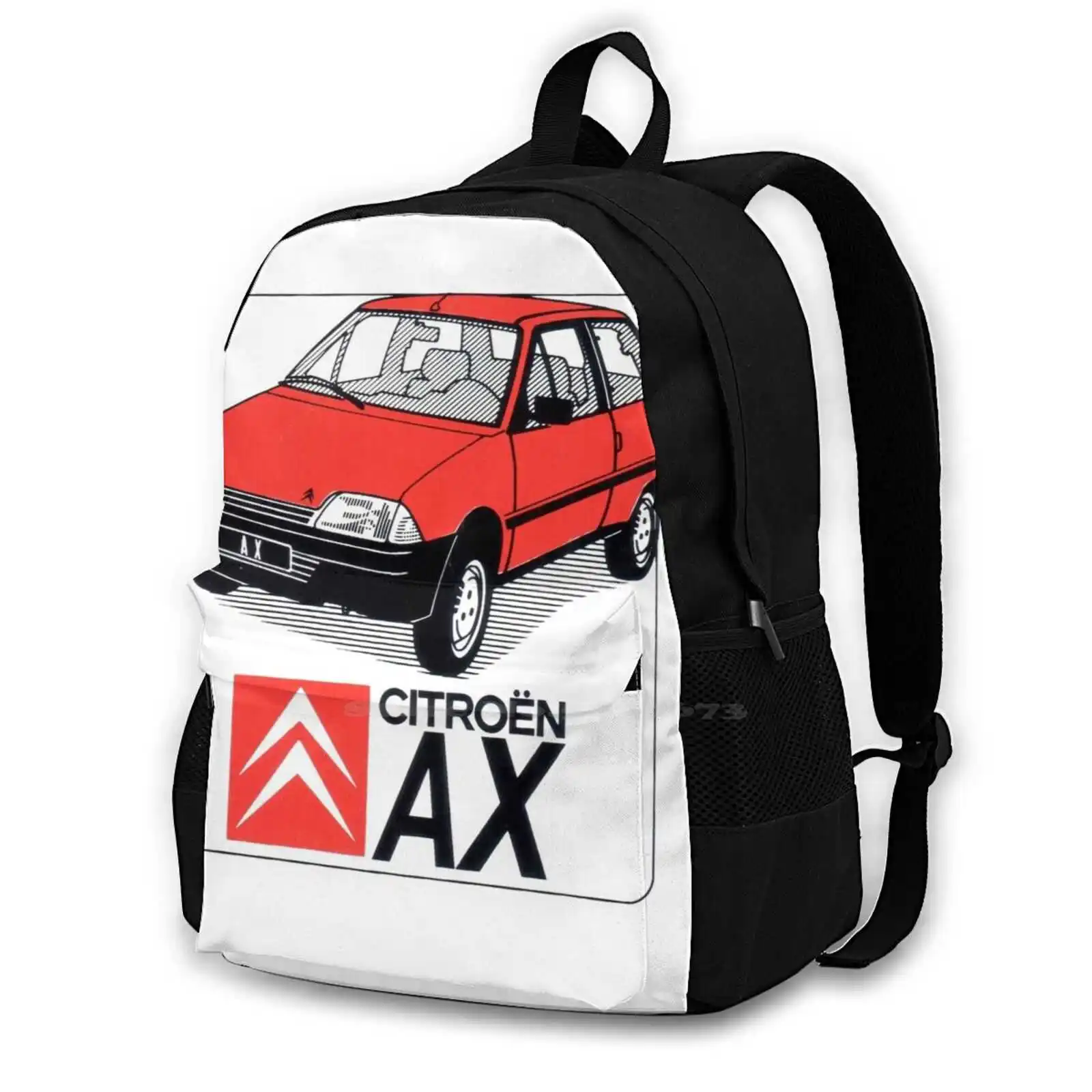 

Vintage Decal Bag Backpack For Men Women Girls Teenage Vintage Car Deaker Retro Classic