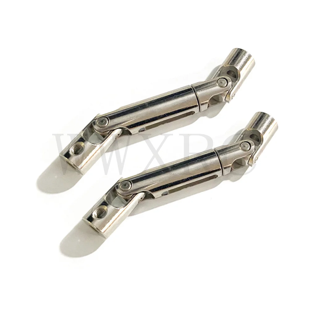 2PCS Metal CVD Drive Shaft for WPL 1/10 D12 1/16 C14 C24 C34 B14 B24 B16 B36 RC Car Upgrade Accessories